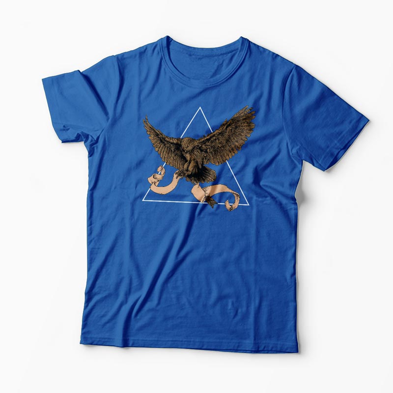 Tricou Bufniță - Bărbați-Albastru Regal